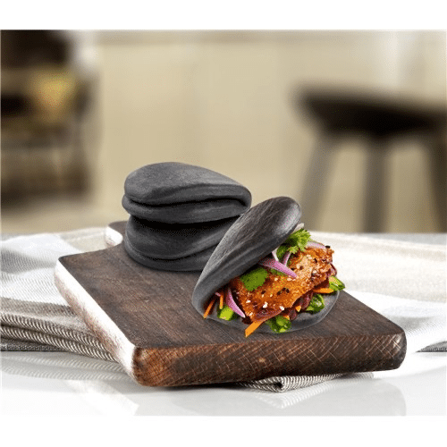 Zwarte bao buns chicken