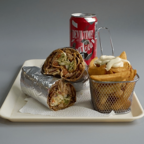 Menü dürüm poulet