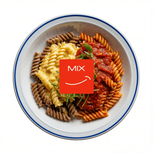 Pasta mix 2 sauzen