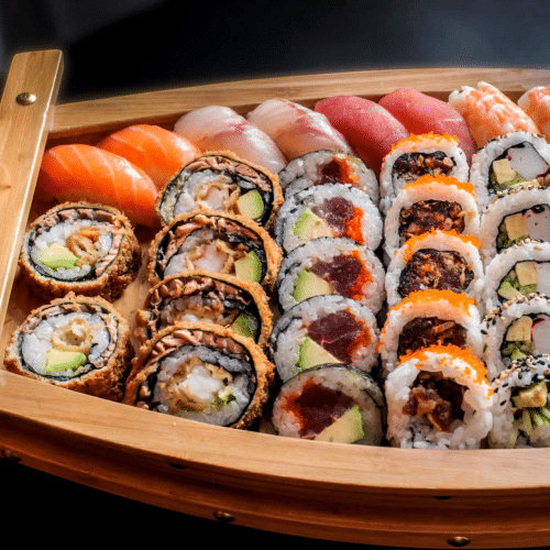Sushi mix boat 3/4 (76stuks)
