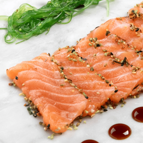 Zalm Gebbaken sashimi 5st