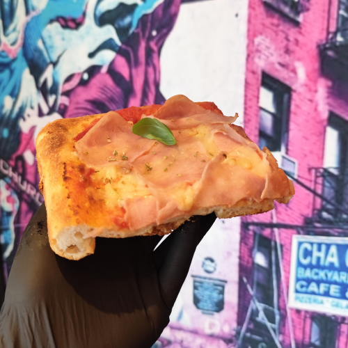 (New) morceau de pizza teglia romaine  jambon
