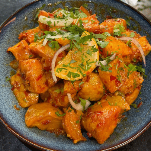 Pommes de terre dorées aux épices (Batata hara)