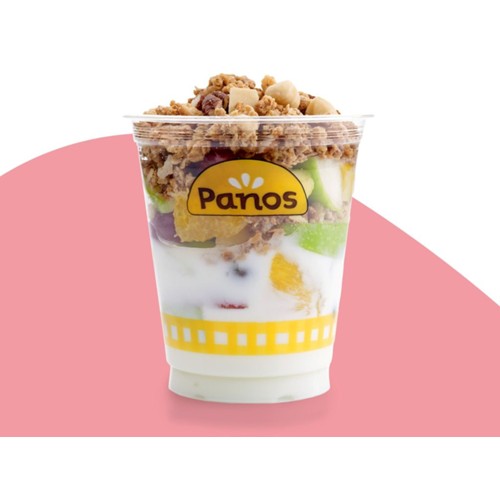 Yoghurt met granola & fruitmix