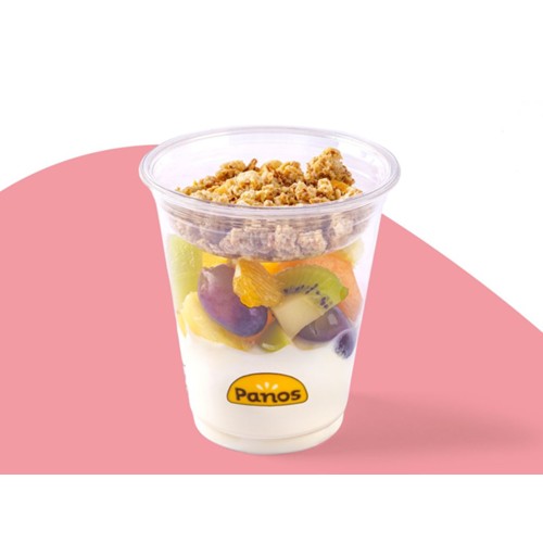 Griekse yoghurt met cruesli & fruitmix