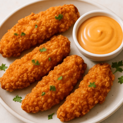 Hot chicken tenders (4 stuks)