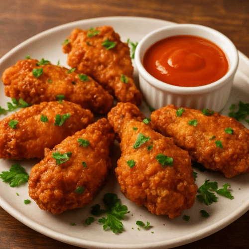 Hot wings (6 stuks)