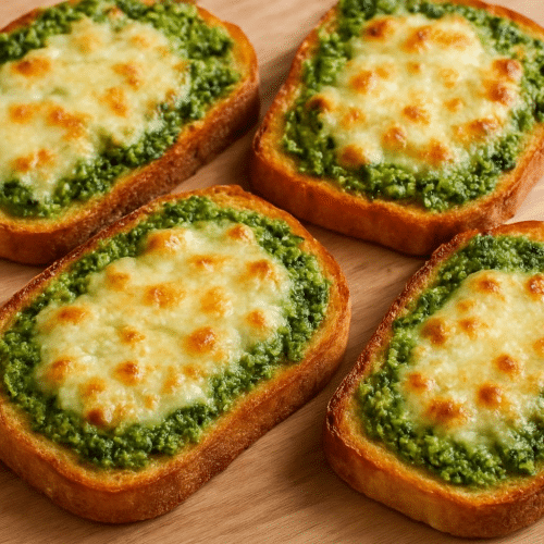 Lookbrood pesto en kaas (4 stuks)