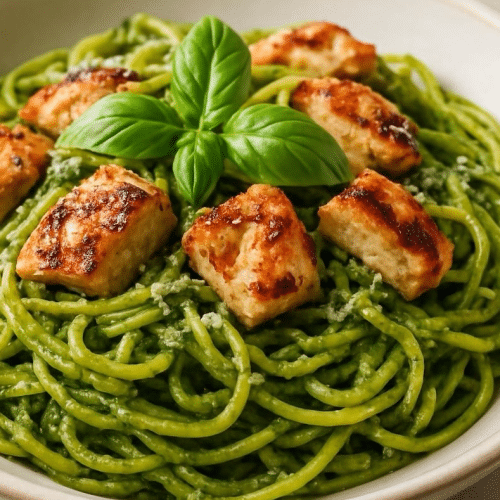 Pasta pesto chicken