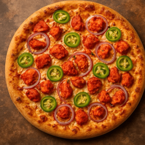 Pizza chicken tandoori (large)
