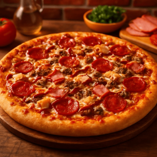 Pizza new barbecue meatlovers (small)