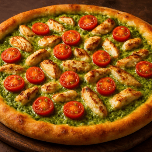 Pizza pesto (large)