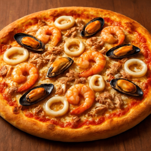 Pizza seafood (large)