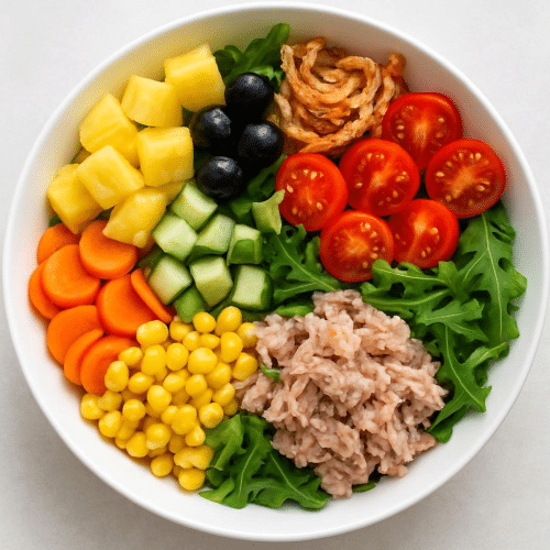 Salade mix tonijn