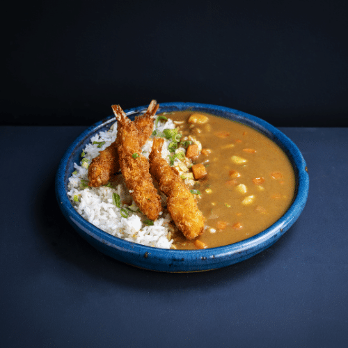 Tempura Shrimp Curry Rijst