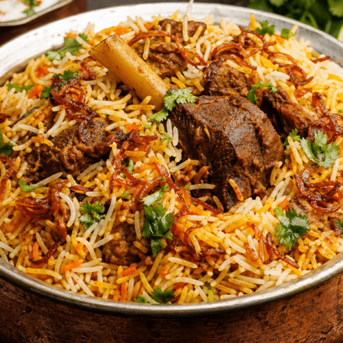 Lamb biryani