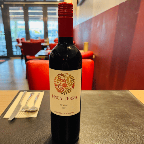 Bottle of red wine Argentina