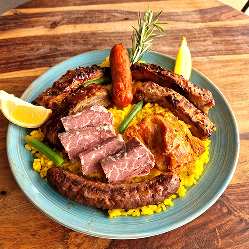 Paëlla carne deluxe