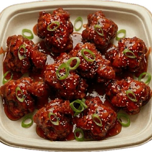 Spicy and Sweet Korean Fried Boneless Chicken (9 pcs)
