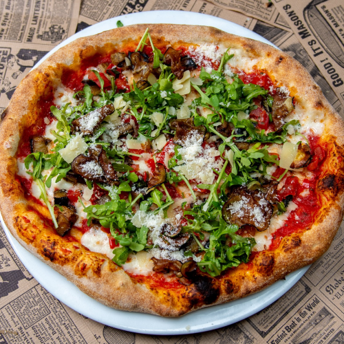 Pizza Vegetariana e burrata