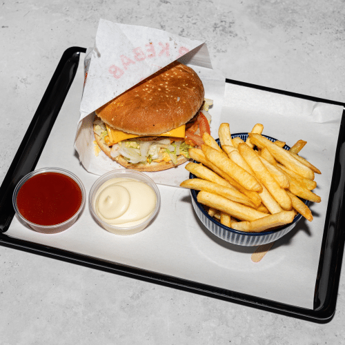 Menu  Bicky hamburger frite