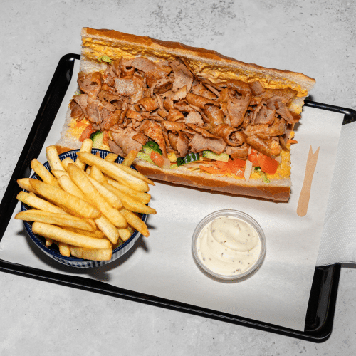 Mitraillette brochette dinde