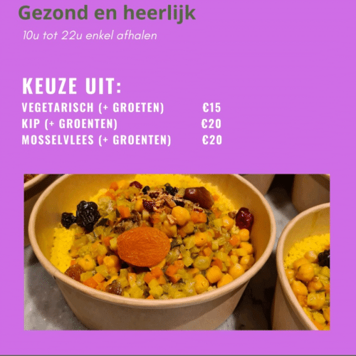 Couscous chair de moule + legume