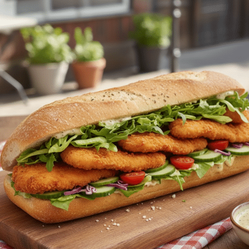 Breaded chicken