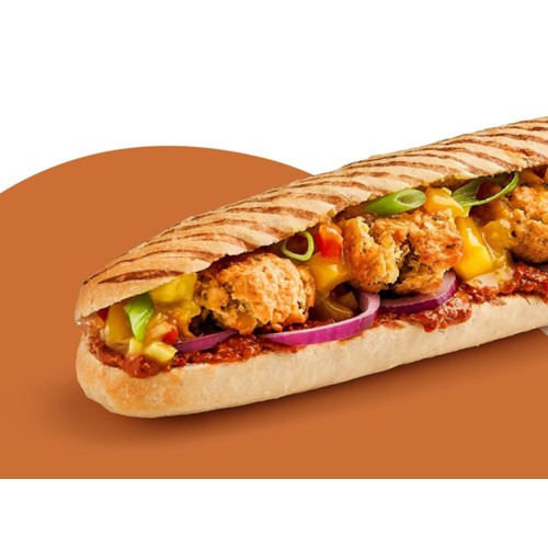 Panini Falafel - Mango Chutney