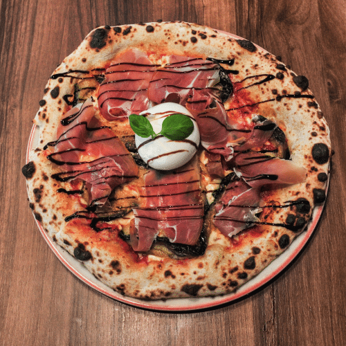 Pizza burrata Géante