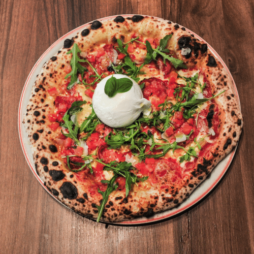 Pizza burrata