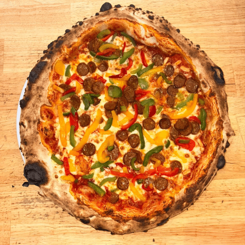 Pizza merguez Géante