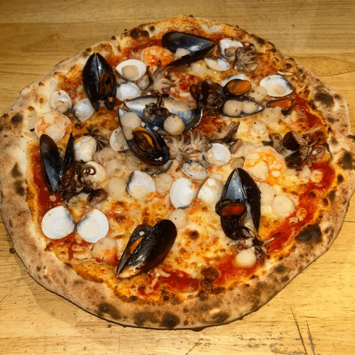 Pizza royale fruits de mer