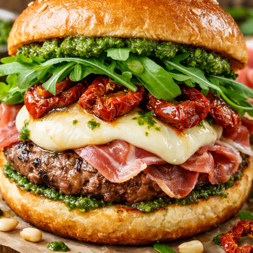 Burger pesto