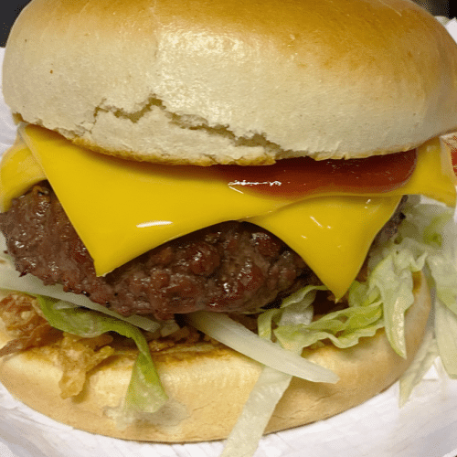 Cheeseburger pur bœuf