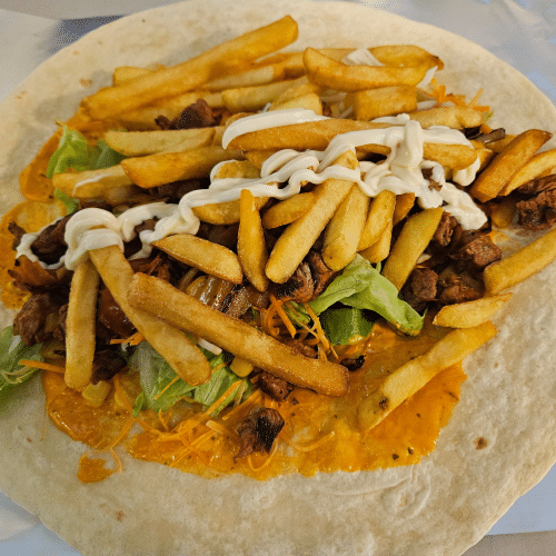 Durum menu (frietjes in de durum)