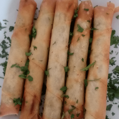 Borek met syrische kaas 5 stk .