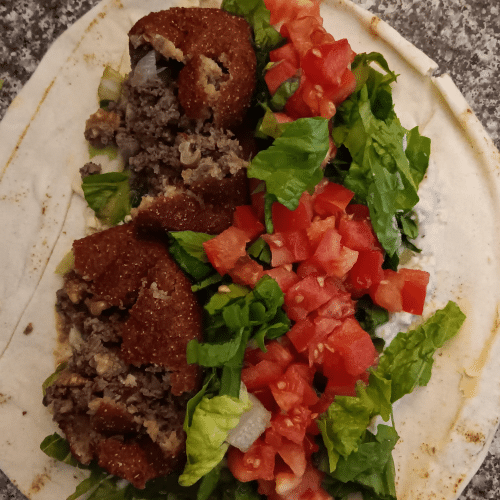 Broodje kebbe gegrilde