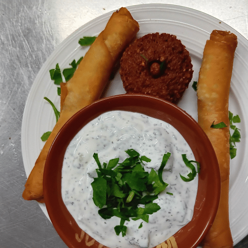 Mix voorgerecht bord