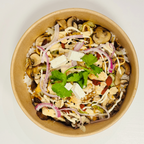 Donburi tofu