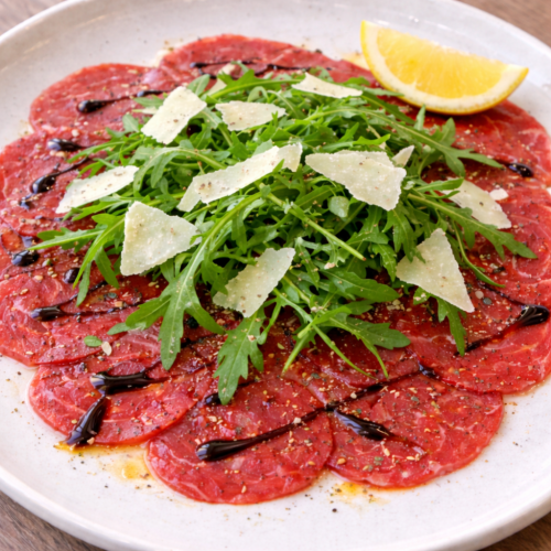 Carpaccio de bœuf irlandais
