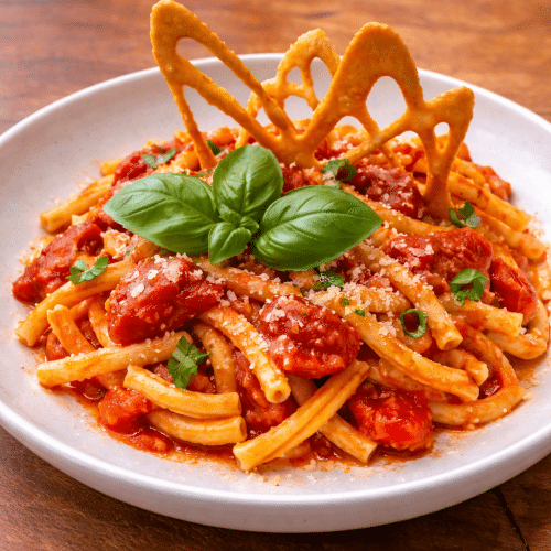 Casarecce amatriciana