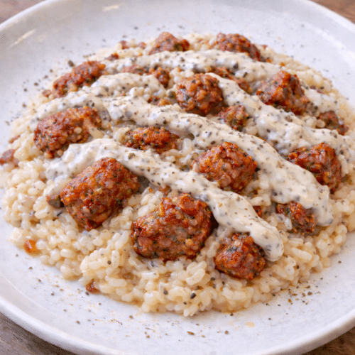 Risotto de saucisse italienne