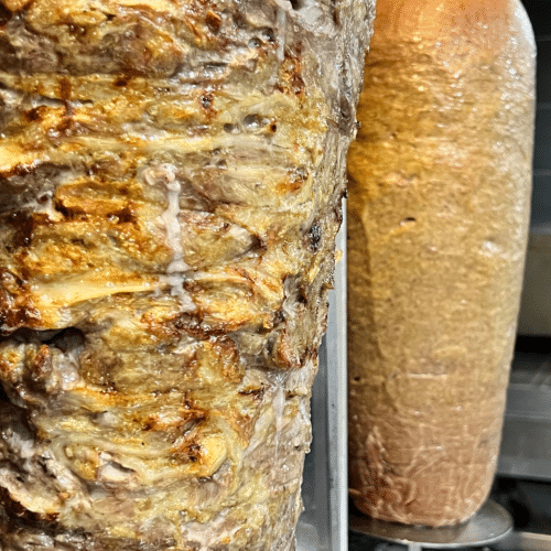 Broodje kebab met friet (groot)