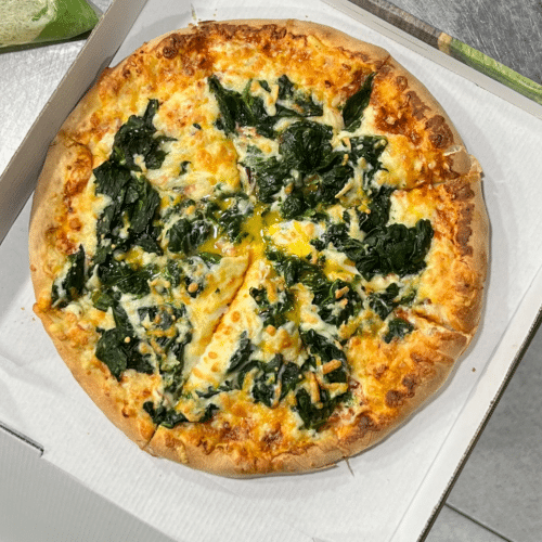 Pizza spinazie