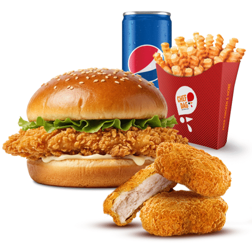 Chef Combi Menu (Burger + 3 nuggets)
