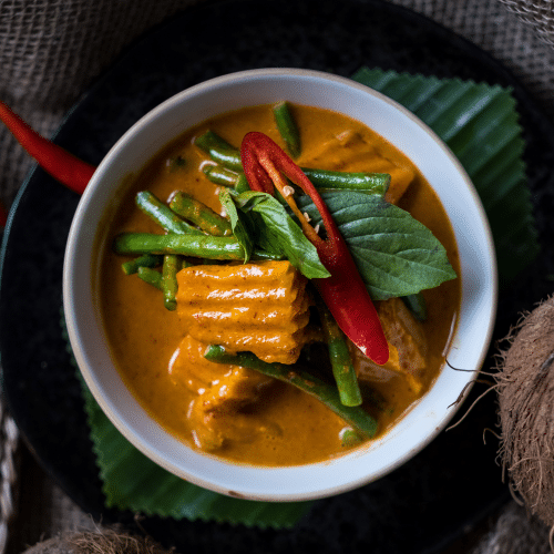 Pumpkin red curry
