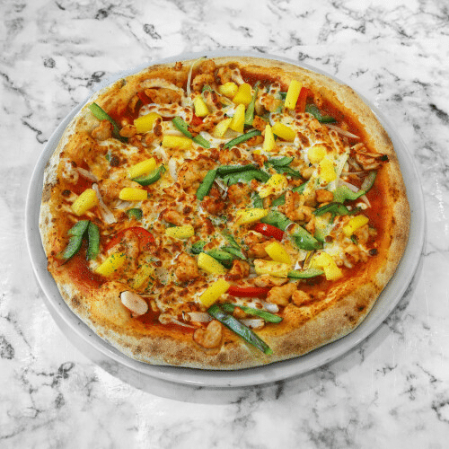 Pizza funky chicken