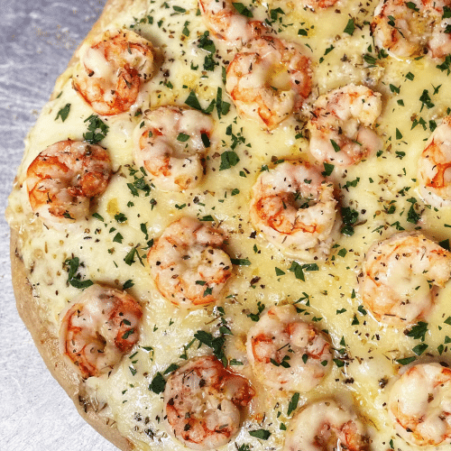 Pizza scampi