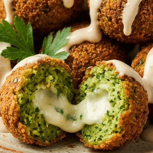 Falafel gevuld met kaas